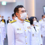 อว. จัดพิธีถวายพระพรชัยมงคลและพิธีถวายสัตย์ปฏิญาณเพื่อเป็นข้ ... Image 3